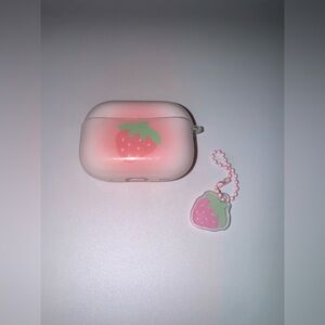 Strawberry Pink AirPods Case